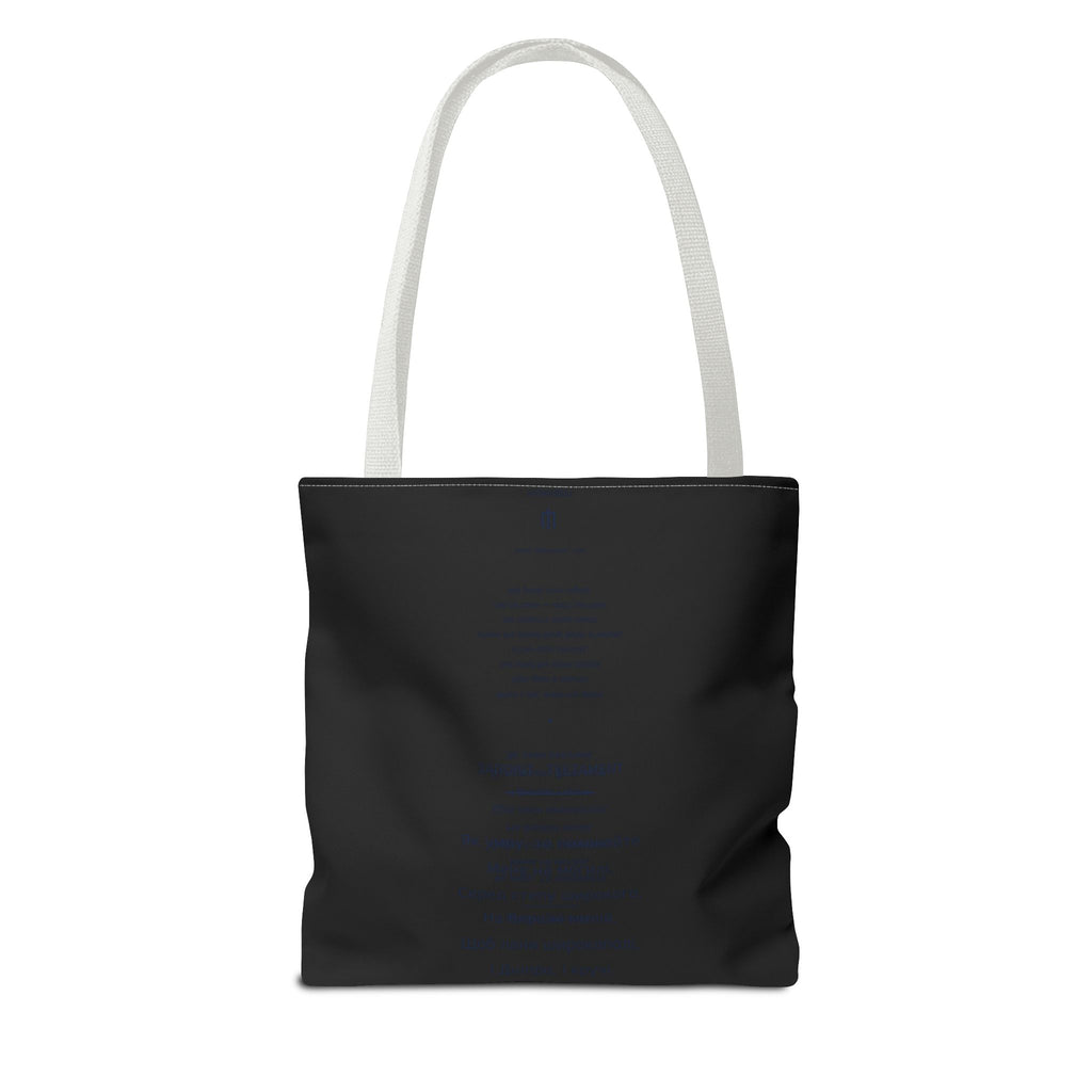 Zapovit Tote Bag — Shevchenko's Testament | Ukrainian Poem Literary Tote | Palimpsest