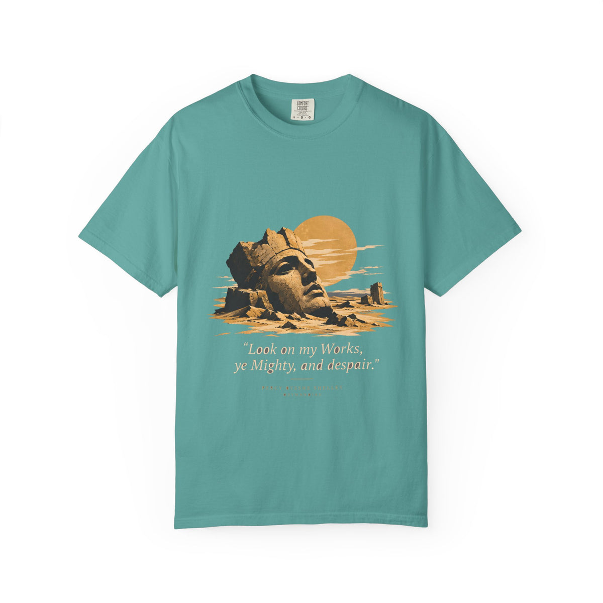 Ozymandias Poetry T-Shirt — Shelley Sonnet