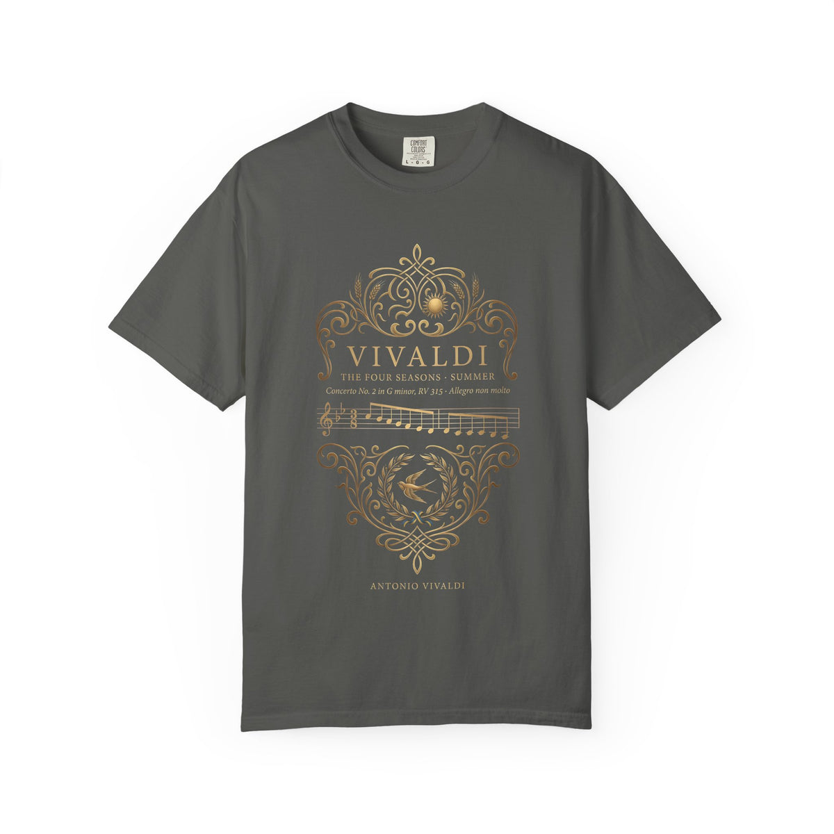 Vivaldi T-Shirt — The Four Seasons "Summer" RV 315