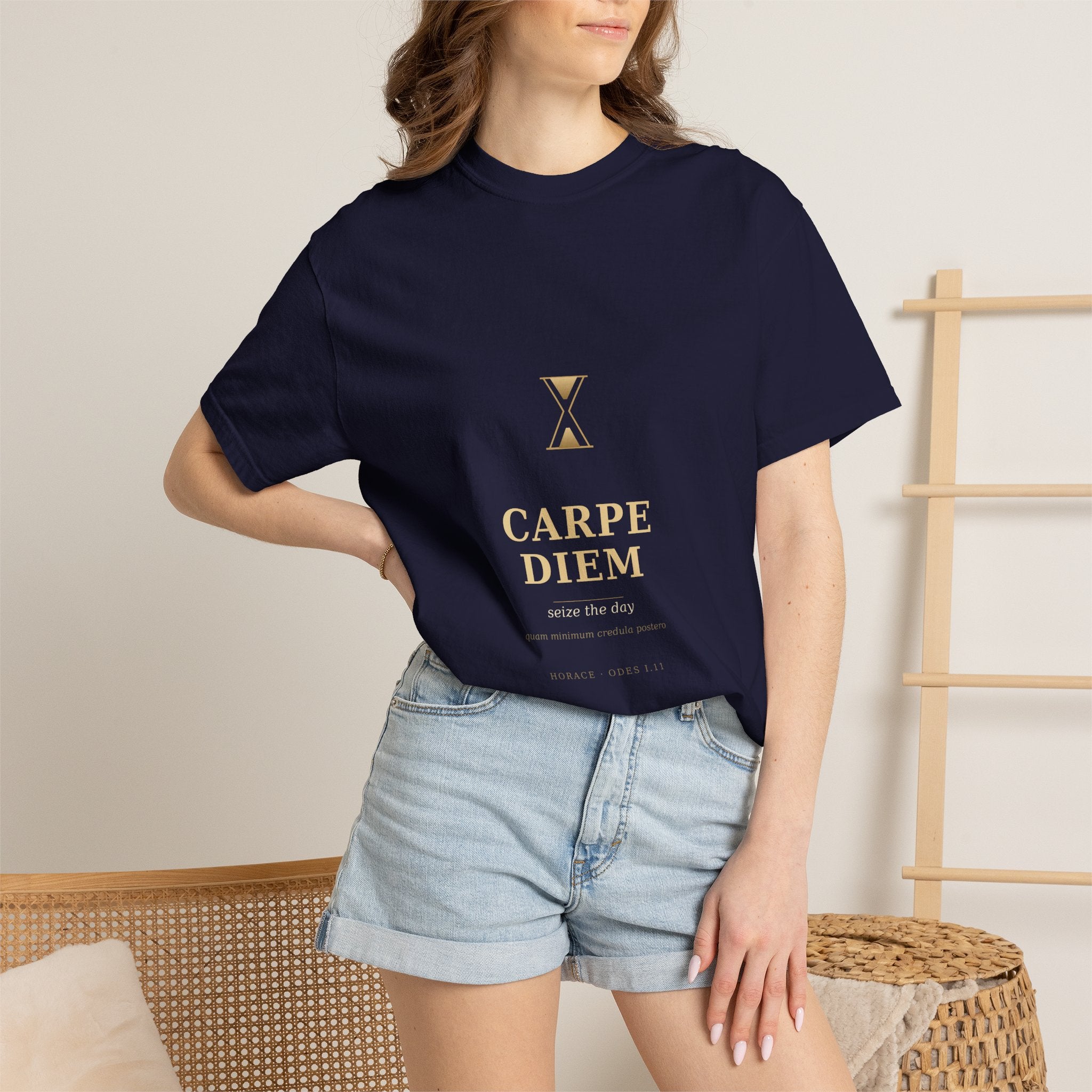 Carpe Diem Tee — Horace | Palimpsest