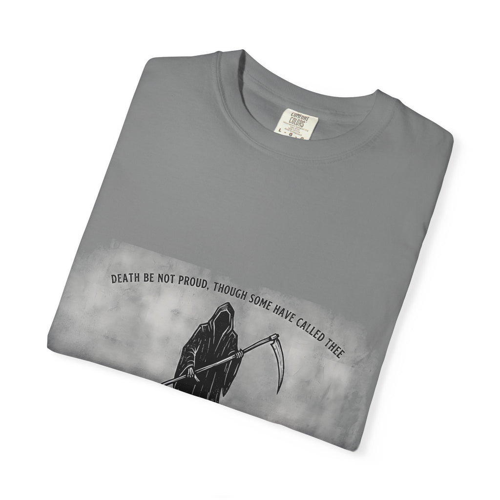 Death Be Not Proud Tee — Donne, Reaper