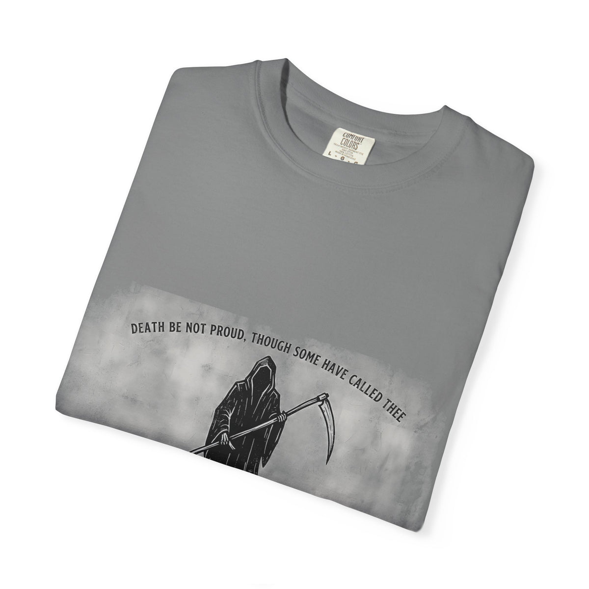 Death Be Not Proud Tee — Donne, Reaper