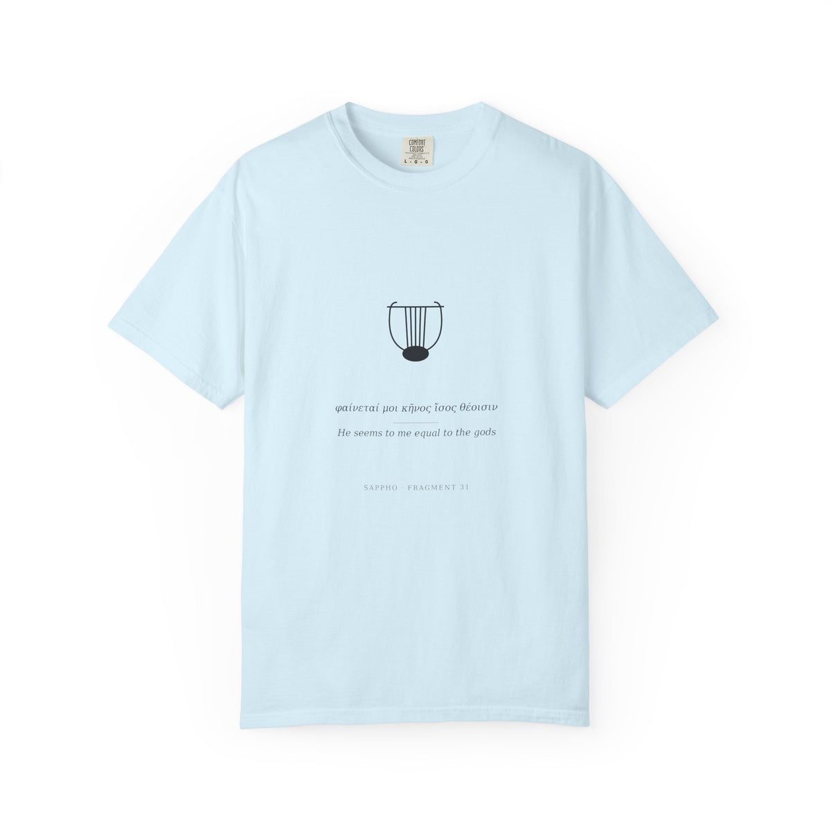 Sappho Tee — Fragment 31 | Palimpsest