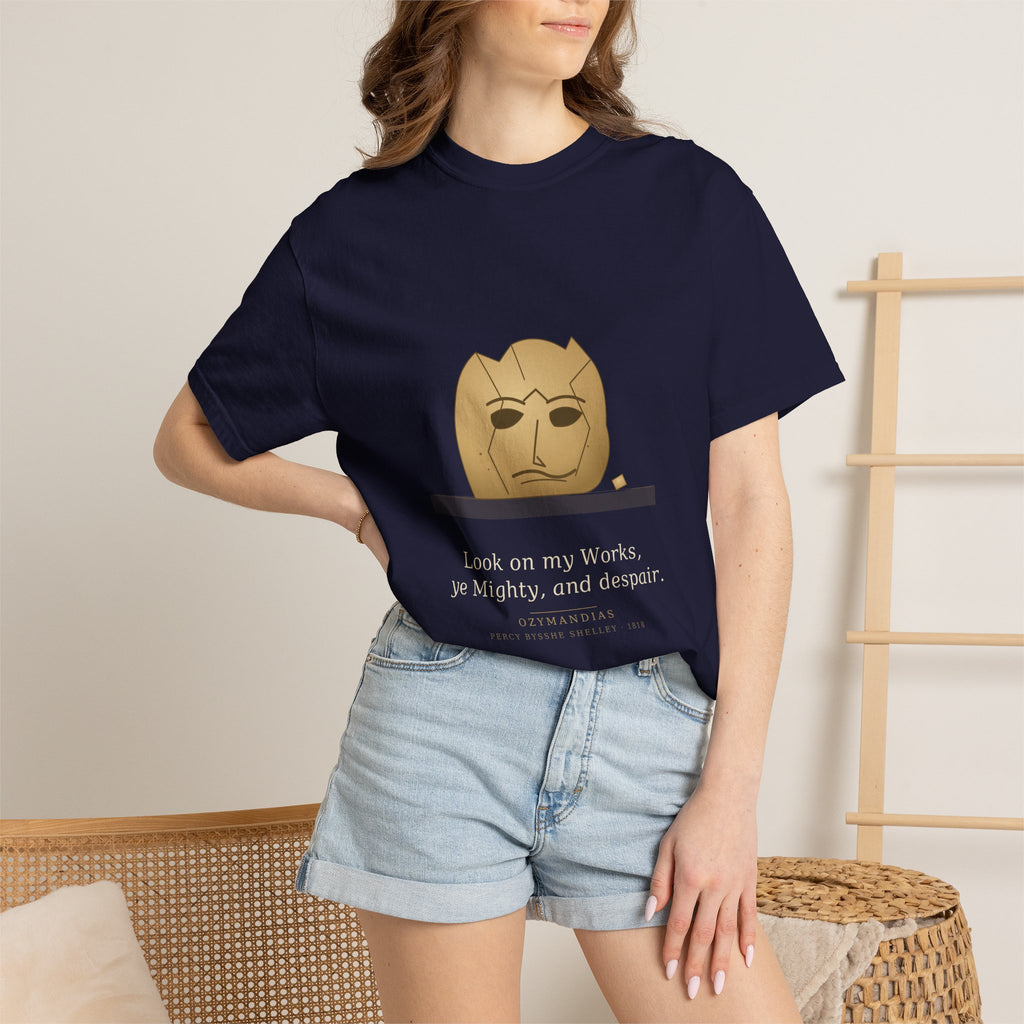 Ozymandias Tee — Shelley's Sonnet | Palimpsest