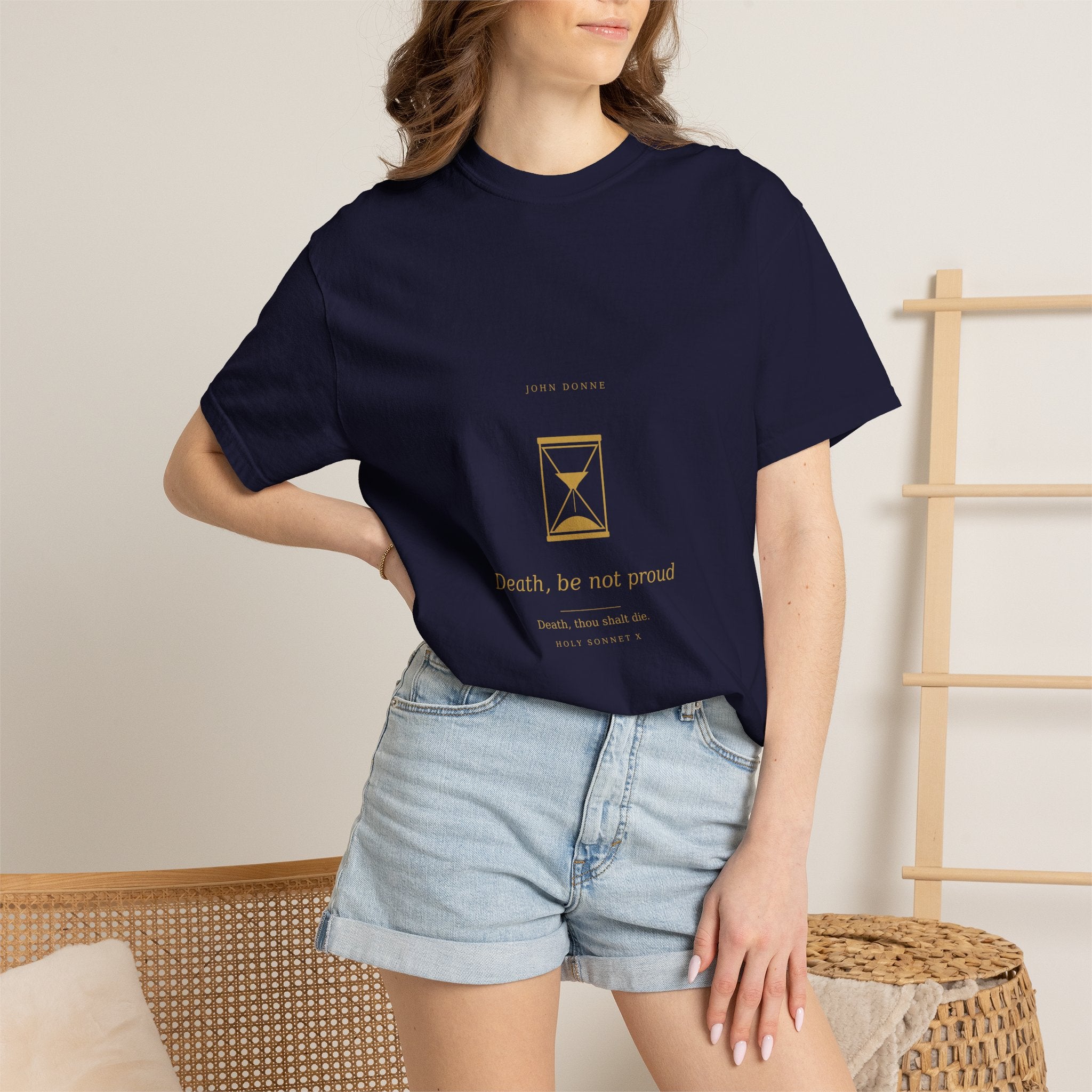 Death Be Not Proud Tee — Donne | Palimpsest
