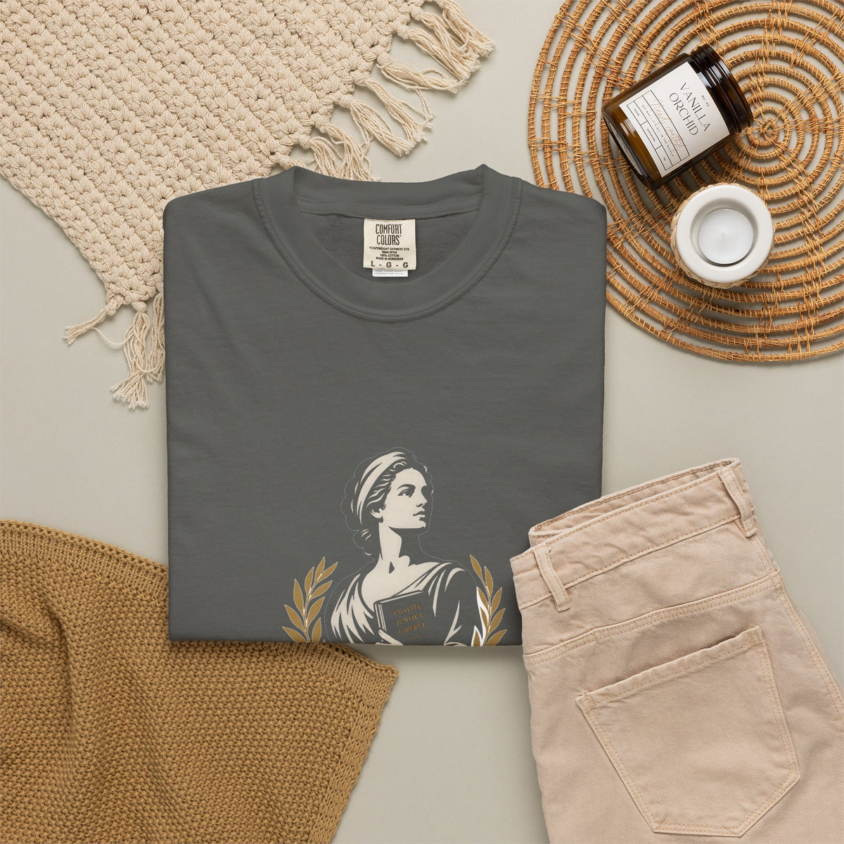 Olympe de Gouges "Rights of Woman / Droits de la Femme" Bilingual Feminist Tee