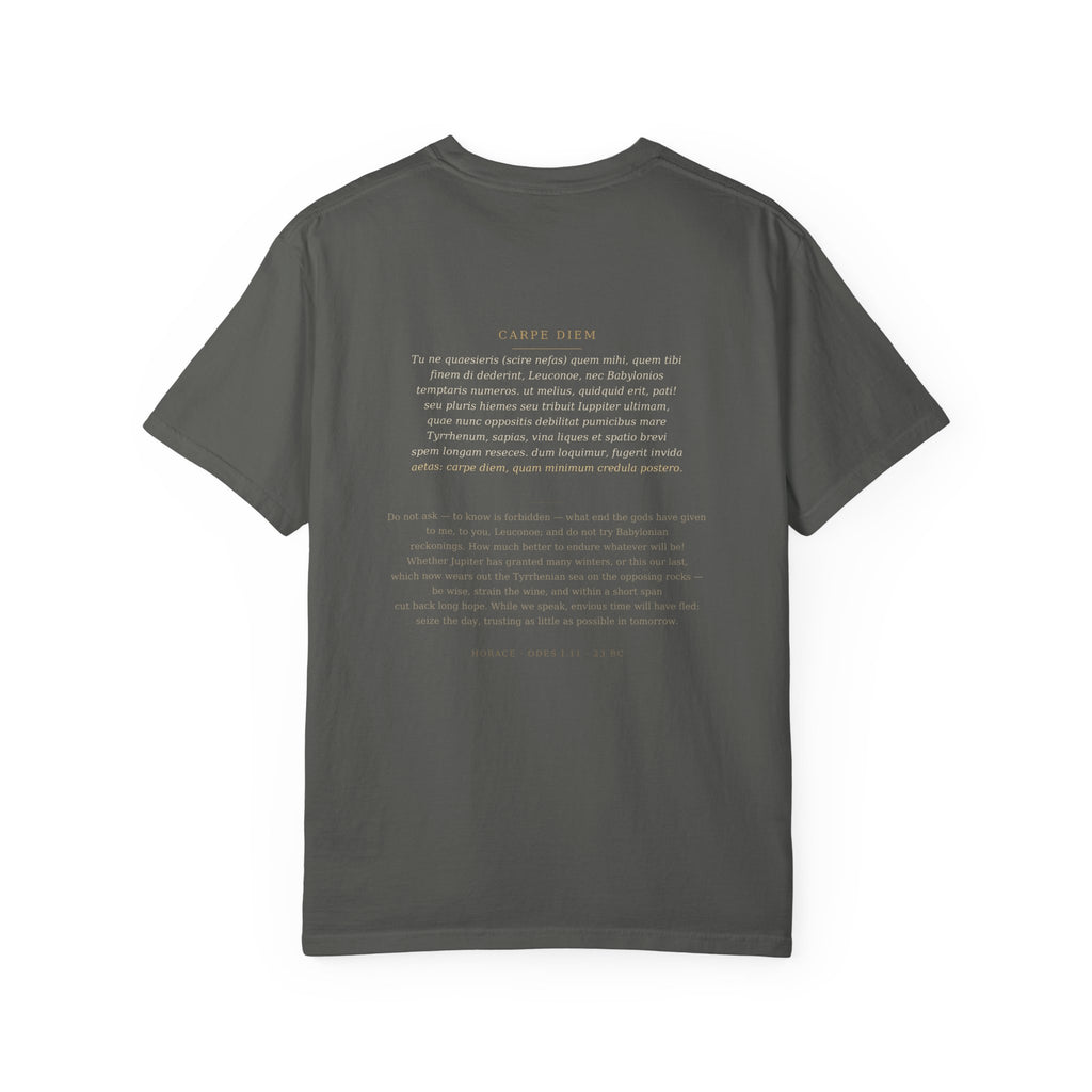 Carpe Diem Tee — Horace | Palimpsest