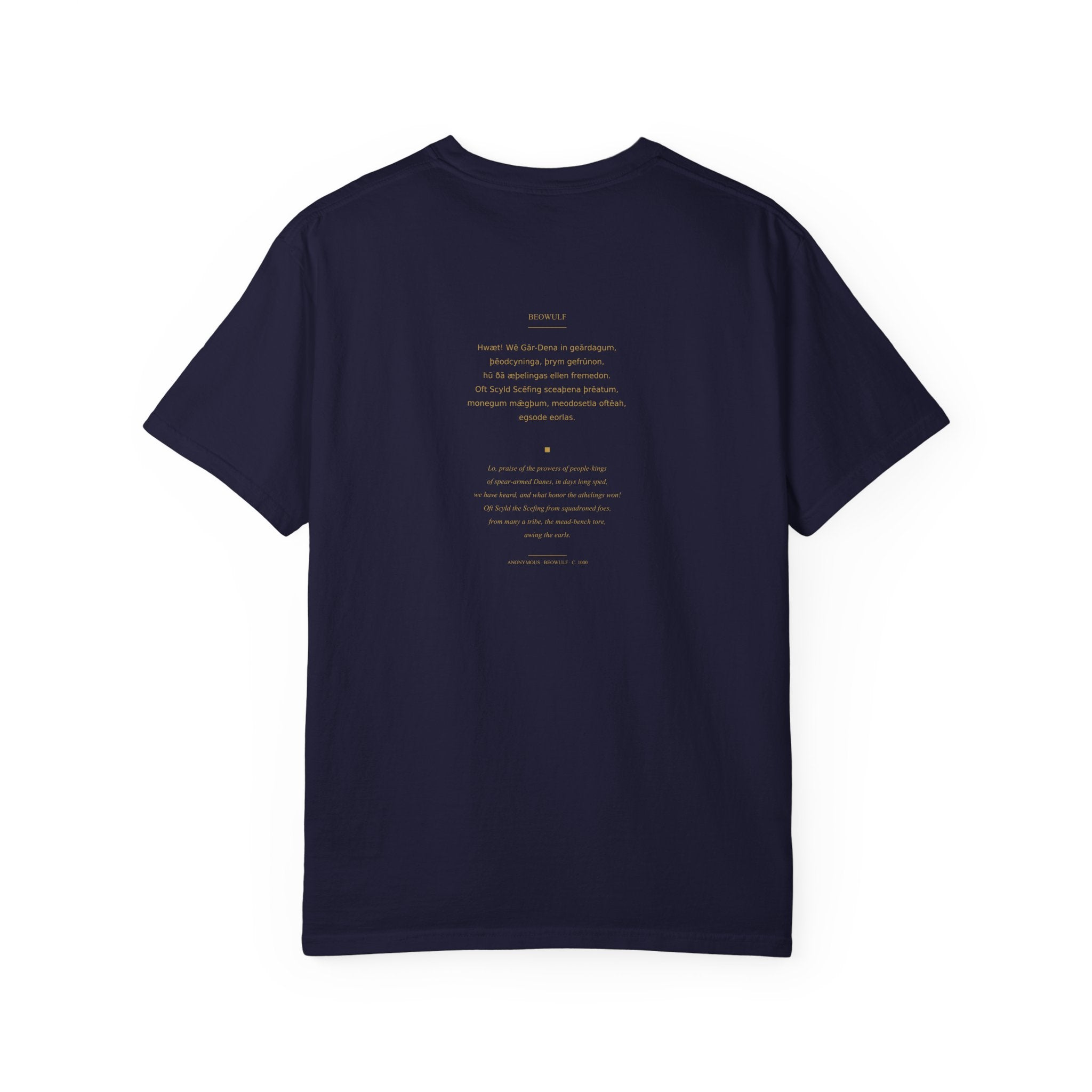 Beowulf Tee — Old English Epic | Palimpsest