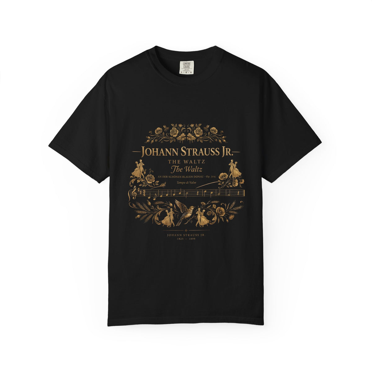 Johann Strauss II T-Shirt — The Blue Danube Waltz (Op. 314)