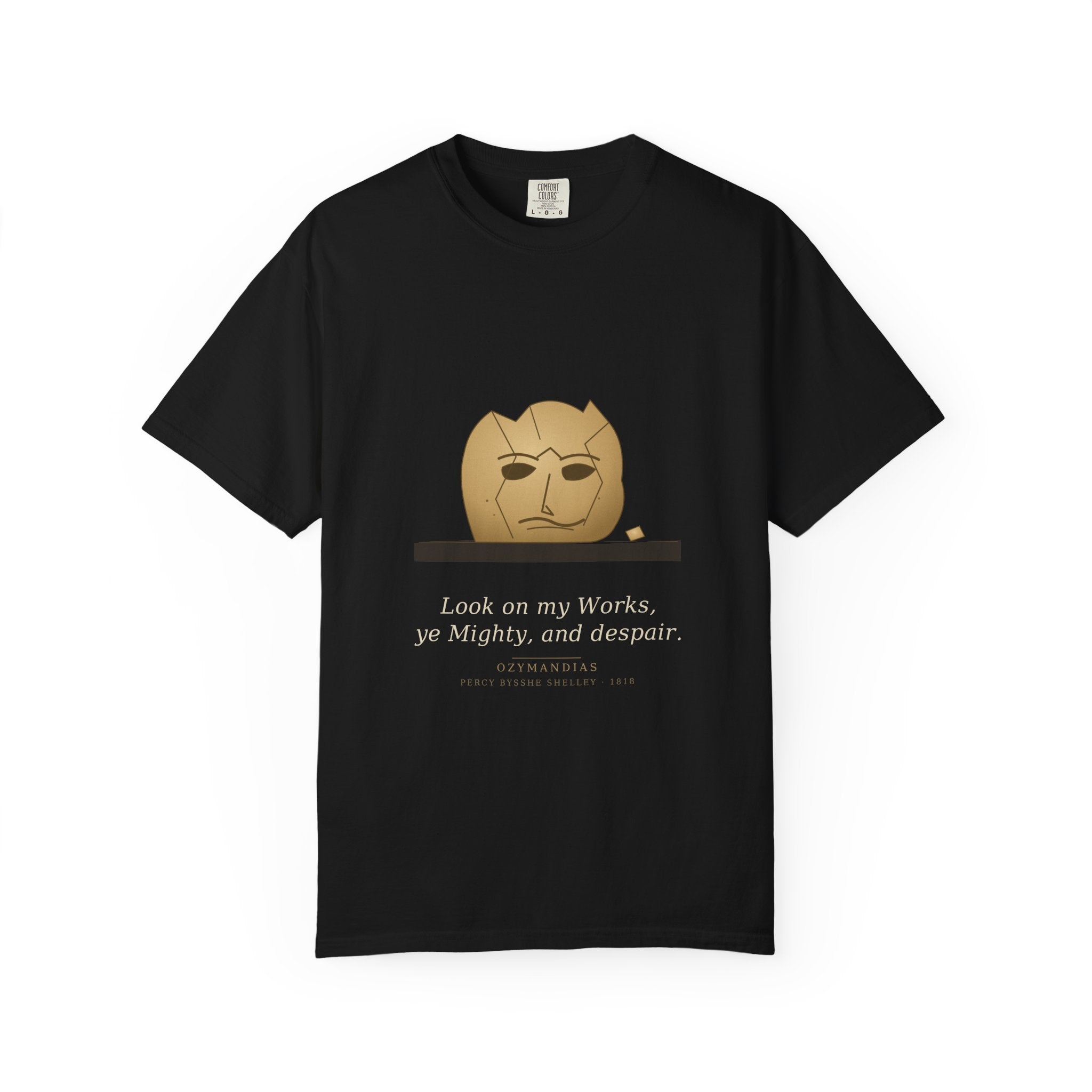 Ozymandias Tee — Shelley's Sonnet | Palimpsest