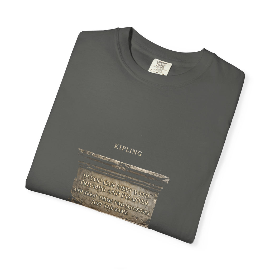 Kipling "If—" T-Shirt — Triumph and Disaster | Full Poem Literary Tee | Palimpsest