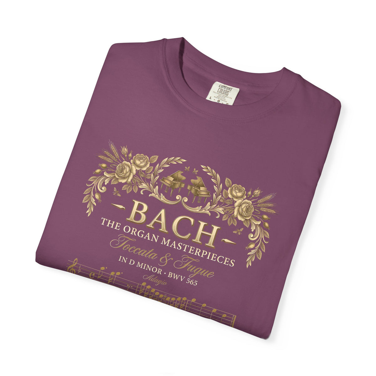 Bach T-Shirt — Toccata in D minor BWV 565
