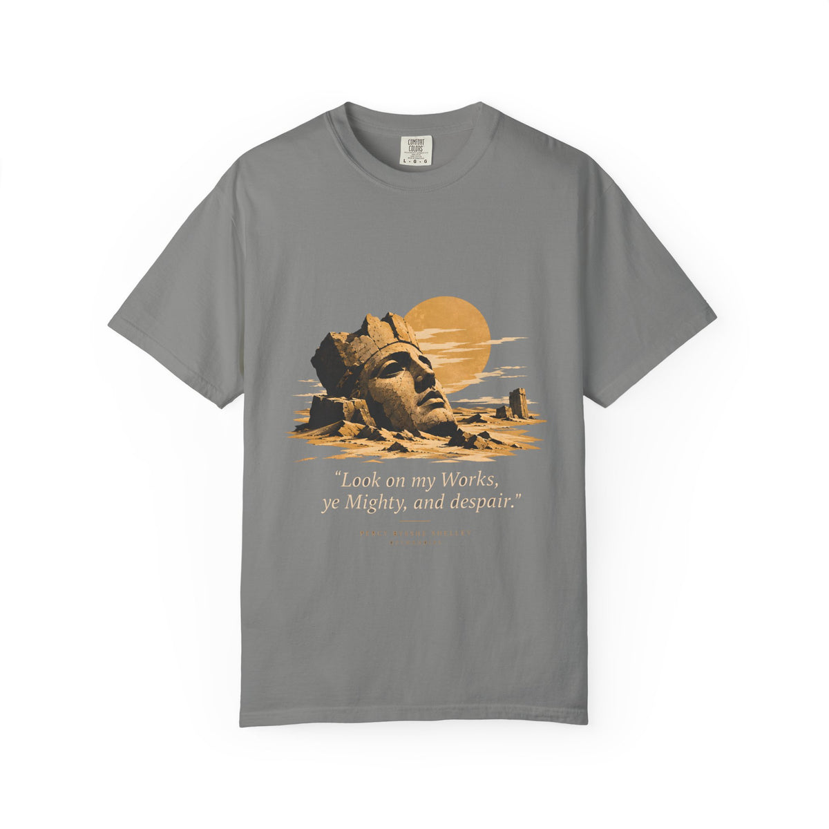 Ozymandias Poetry T-Shirt — Shelley Sonnet