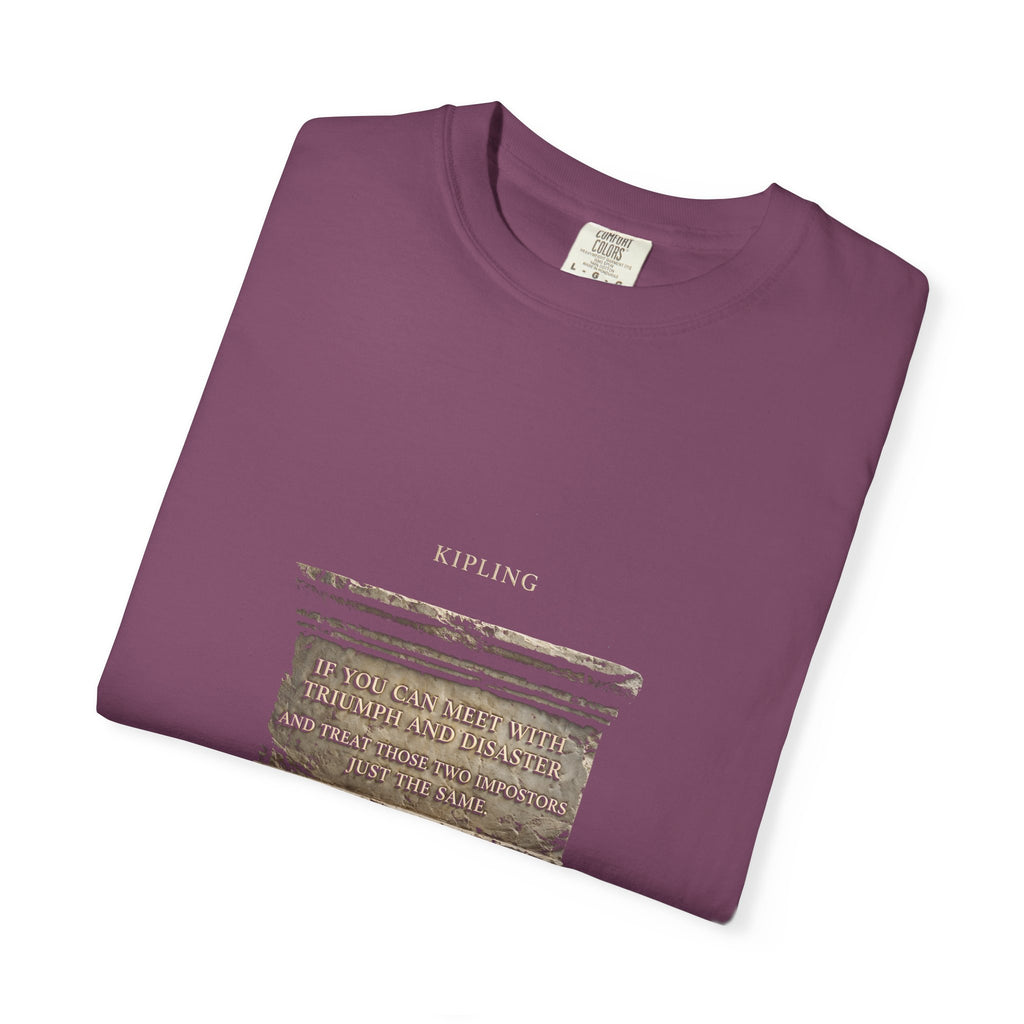 Kipling "If—" T-Shirt — Triumph and Disaster | Full Poem Literary Tee | Palimpsest