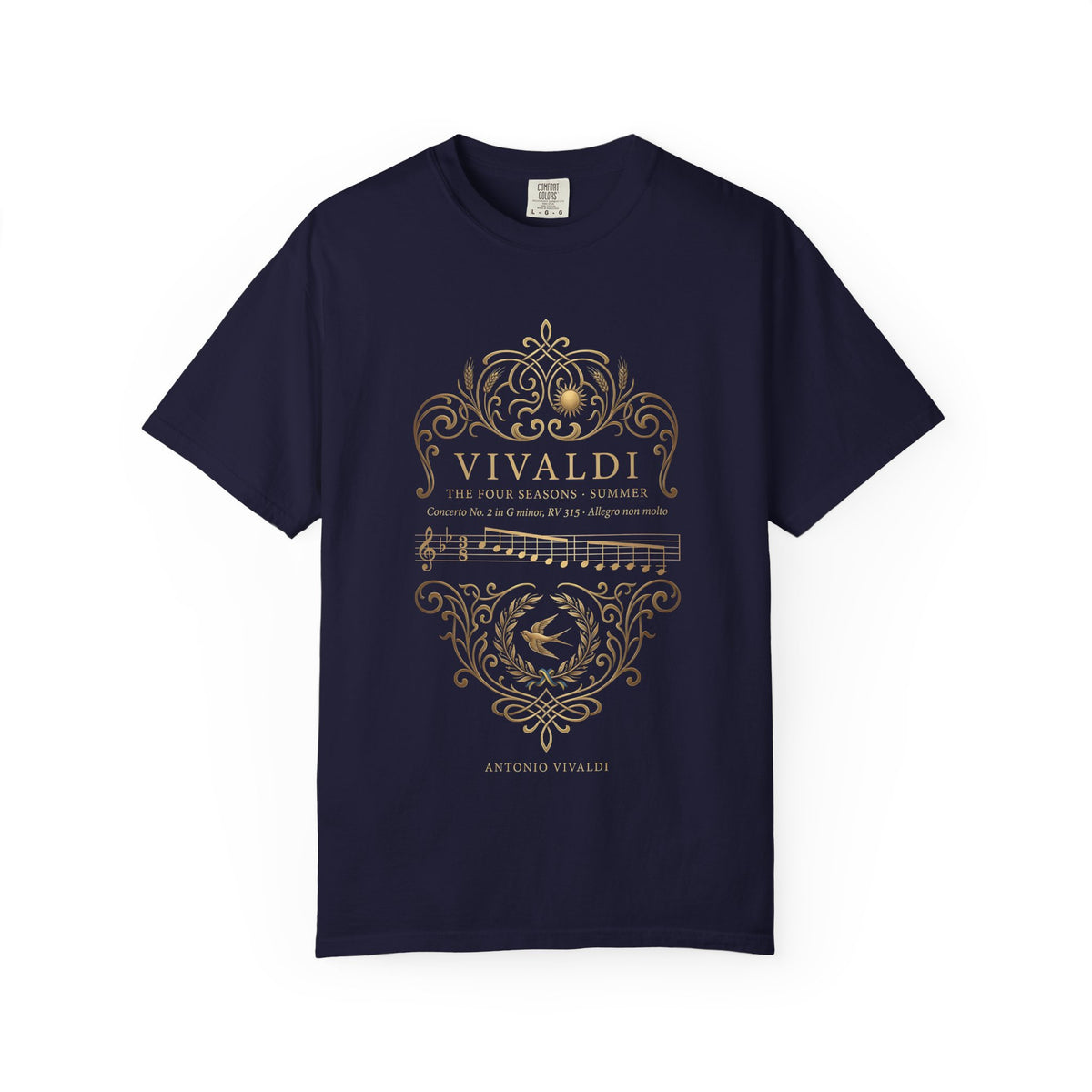 Vivaldi T-Shirt — The Four Seasons "Summer" RV 315