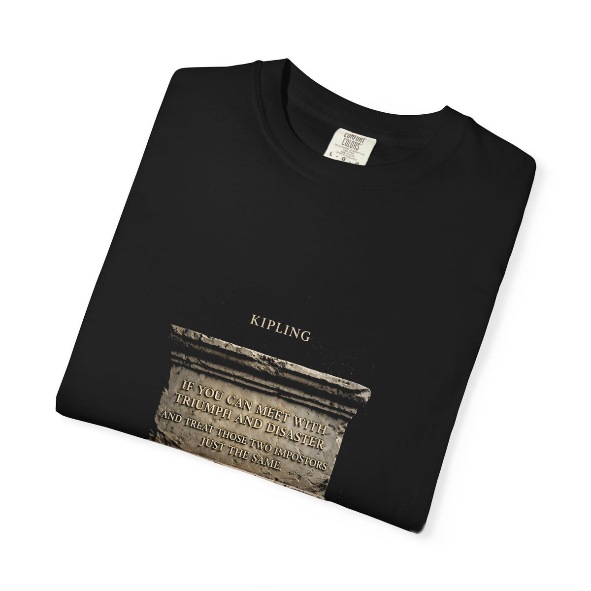 Kipling "If—" T-Shirt — Triumph and Disaster | Full Poem Literary Tee | Palimpsest