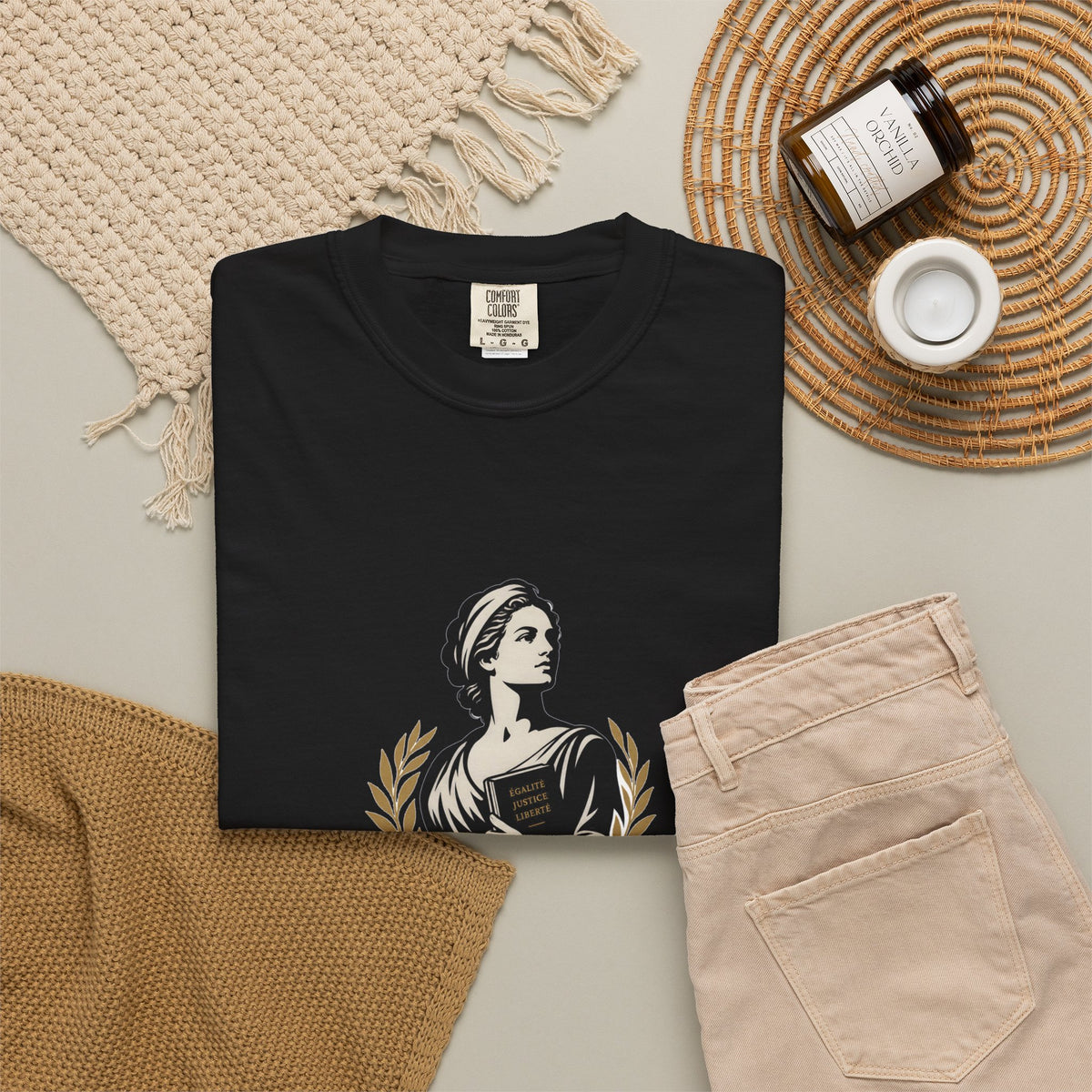 Olympe de Gouges "Rights of Woman / Droits de la Femme" Bilingual Feminist Tee