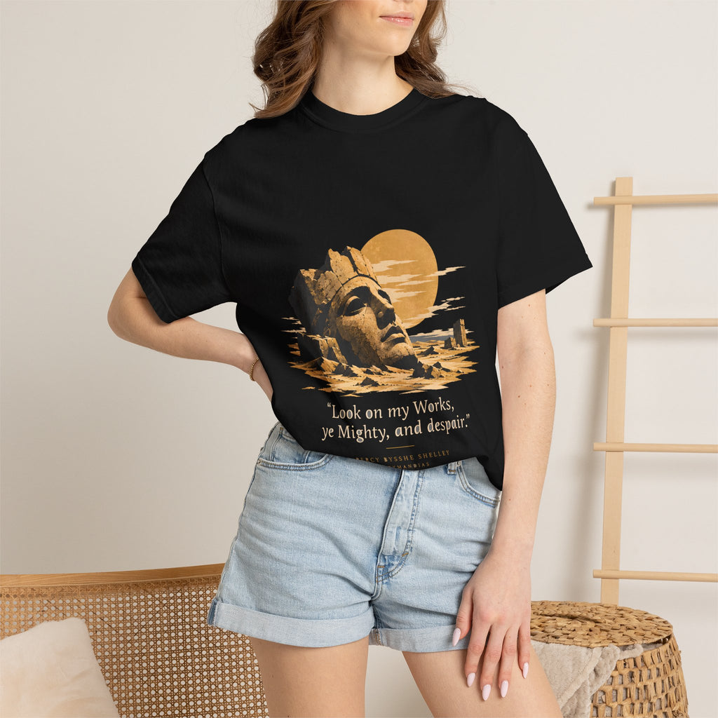 Ozymandias Poetry T-Shirt — Shelley Sonnet
