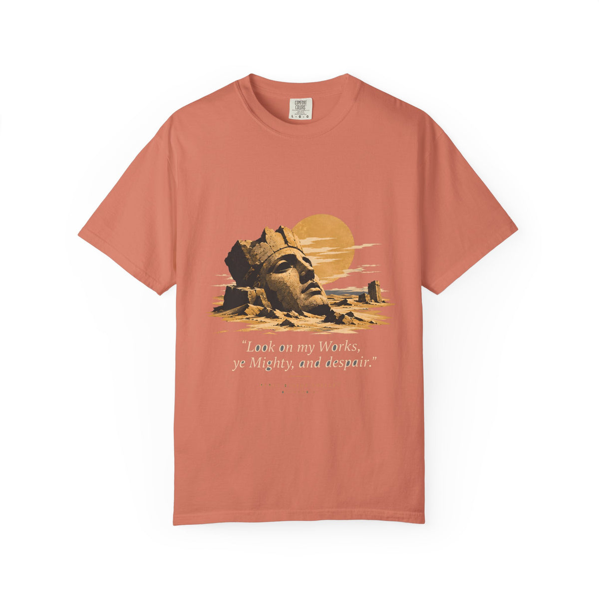 Ozymandias Poetry T-Shirt — Shelley Sonnet