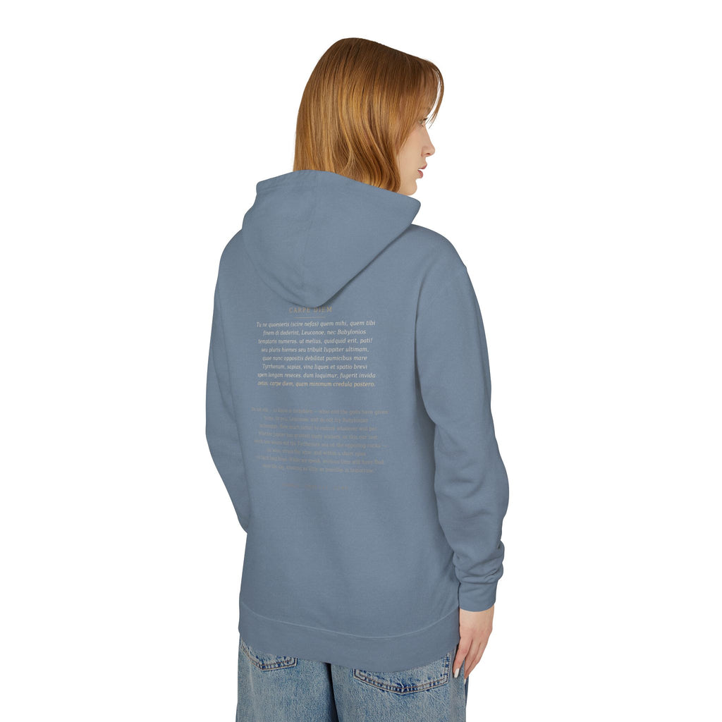 Carpe Diem Hoodie — Horace | Palimpsest