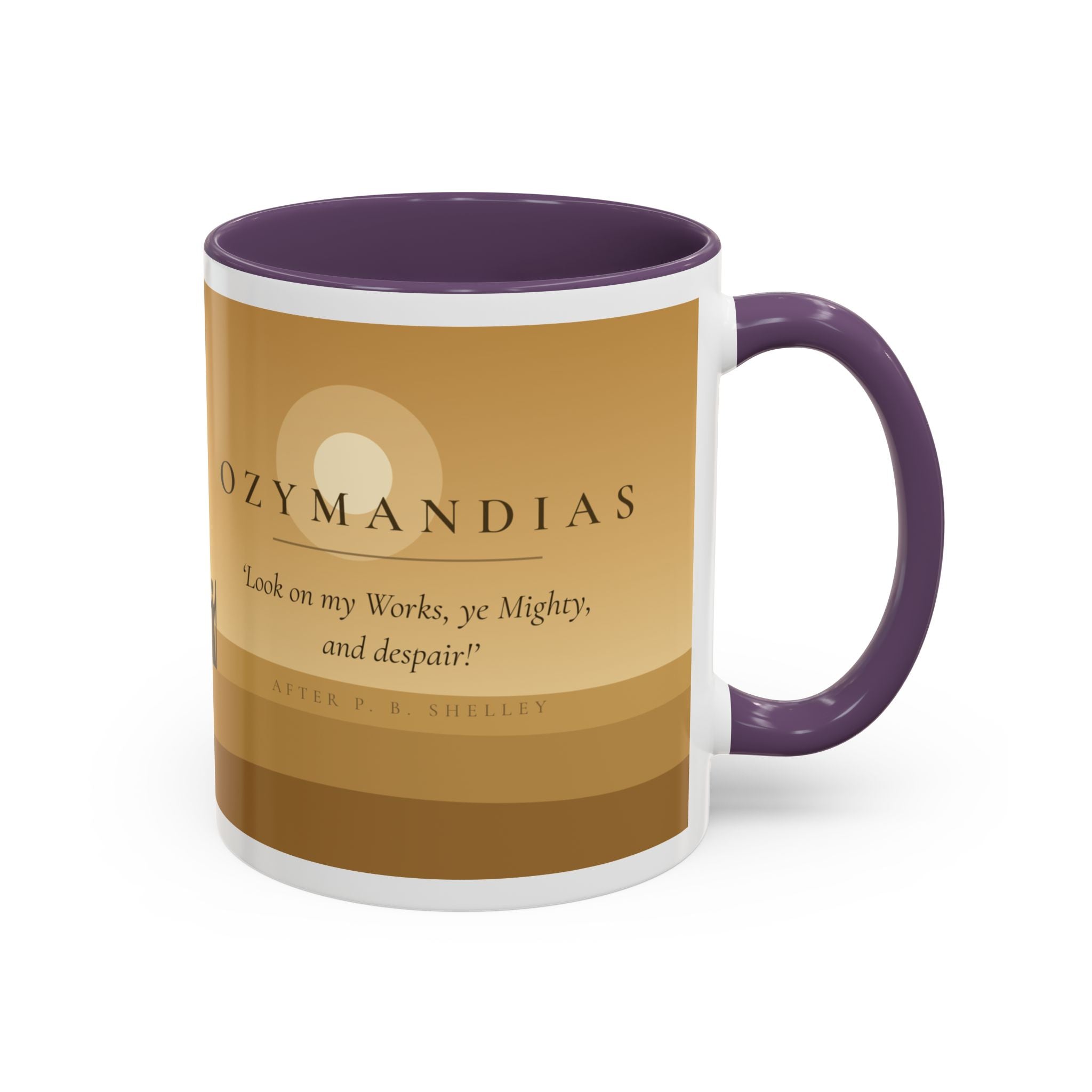Ozymandias Mug — Shelley's Sonnet | Palimpsest