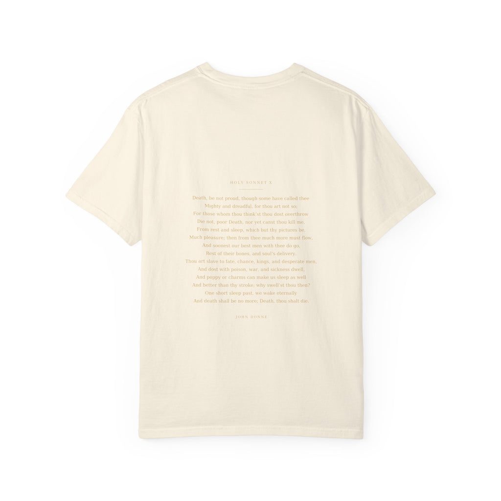 Death Be Not Proud Tee — Donne, Reaper