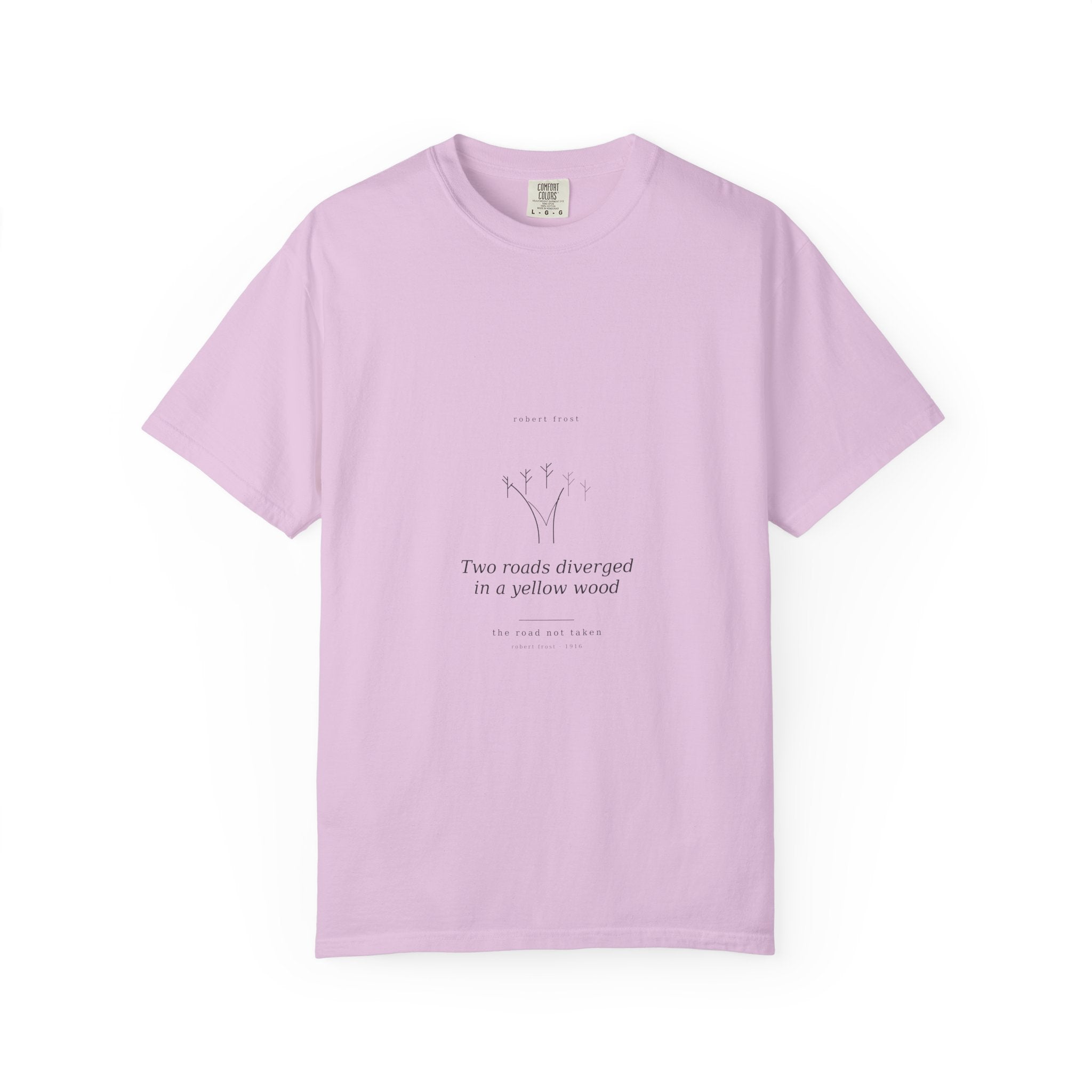 The Road Not Taken Tee — Frost | Palimpsest