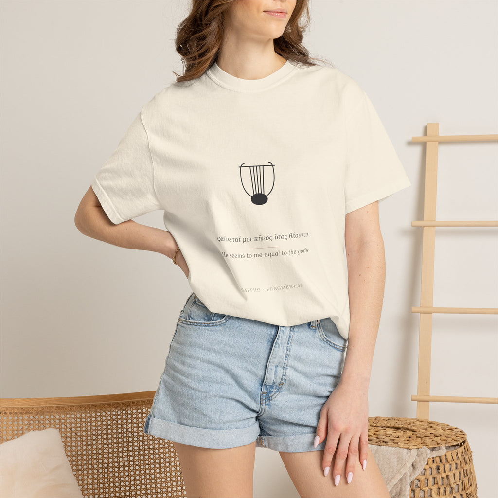 Sappho Tee — Fragment 31 | Palimpsest