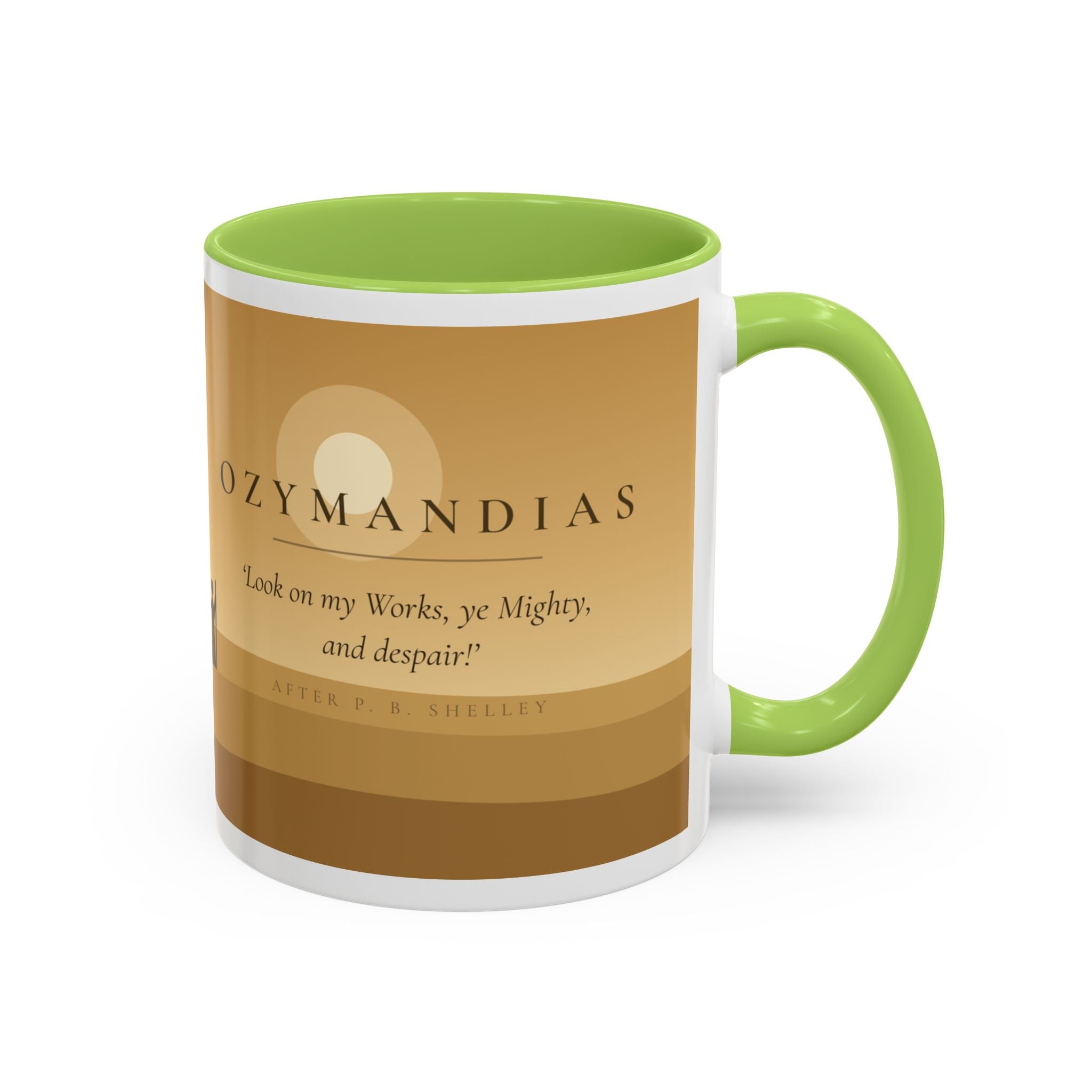 Ozymandias Mug — Shelley's Sonnet | Palimpsest