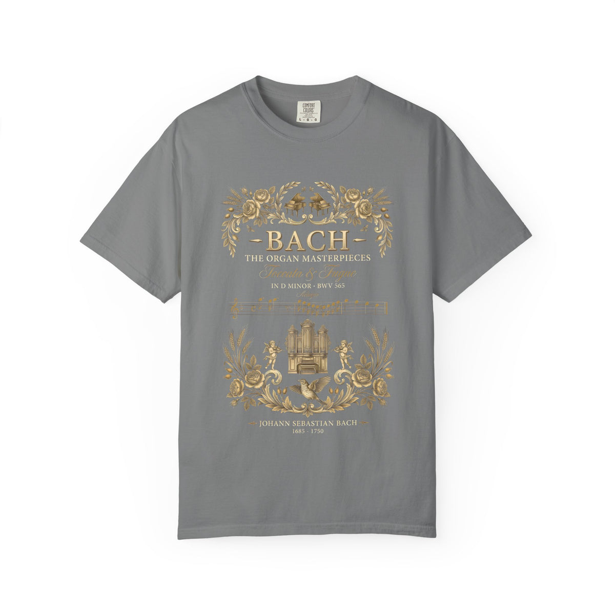 Bach T-Shirt — Toccata in D minor BWV 565