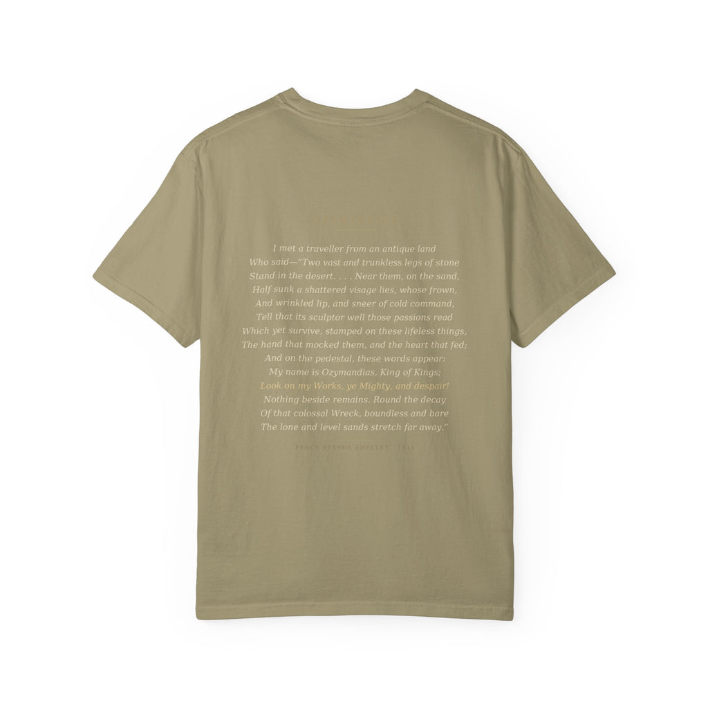 Ozymandias Poetry T-Shirt — Shelley Sonnet