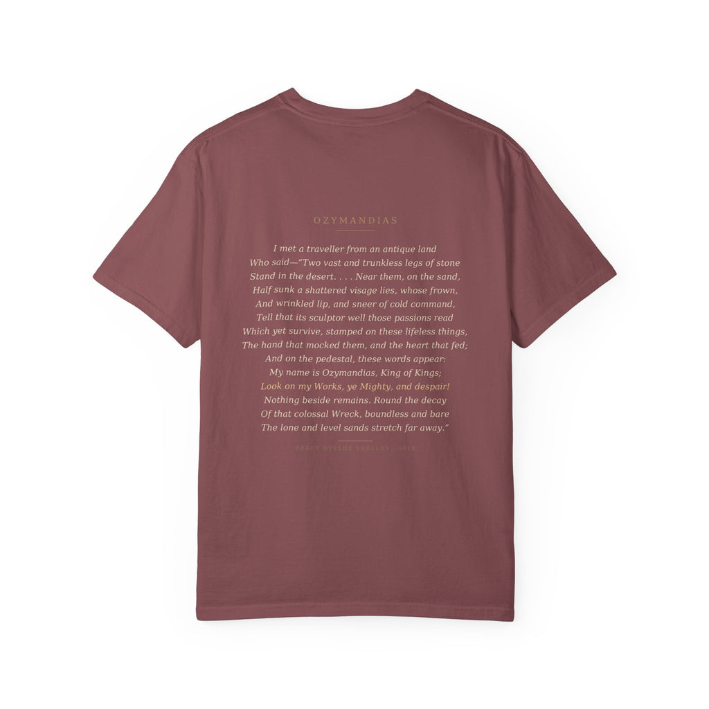 Ozymandias Poetry T-Shirt — Shelley Sonnet