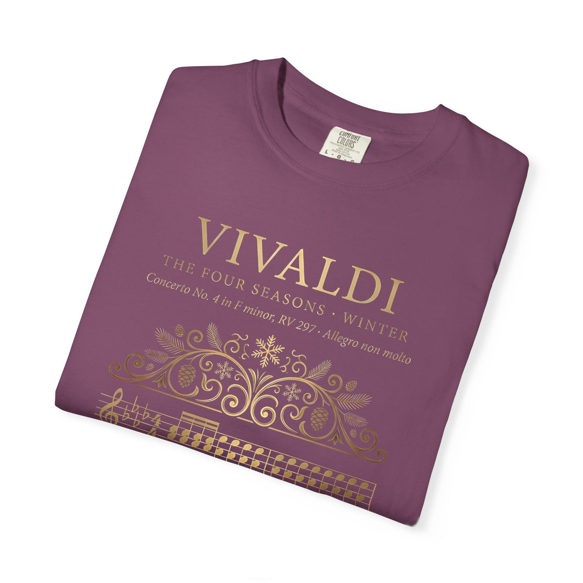 Vivaldi T-Shirt — The Four Seasons "Winter" RV 297