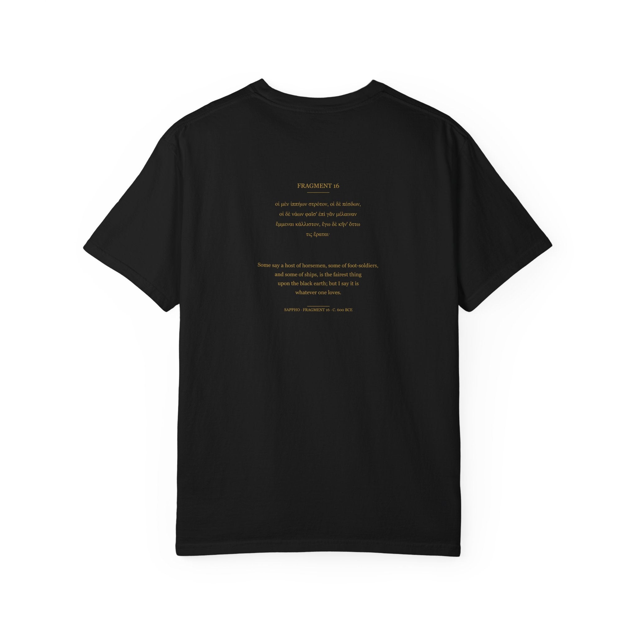 Sappho Tee — Fragment 16 | Palimpsest