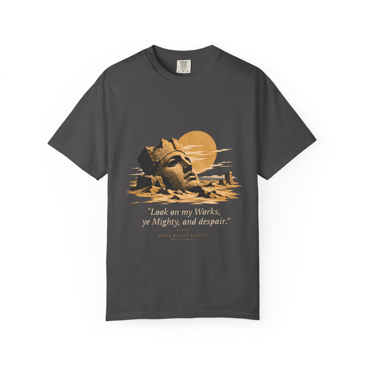 Ozymandias Poetry T-Shirt — Shelley Sonnet