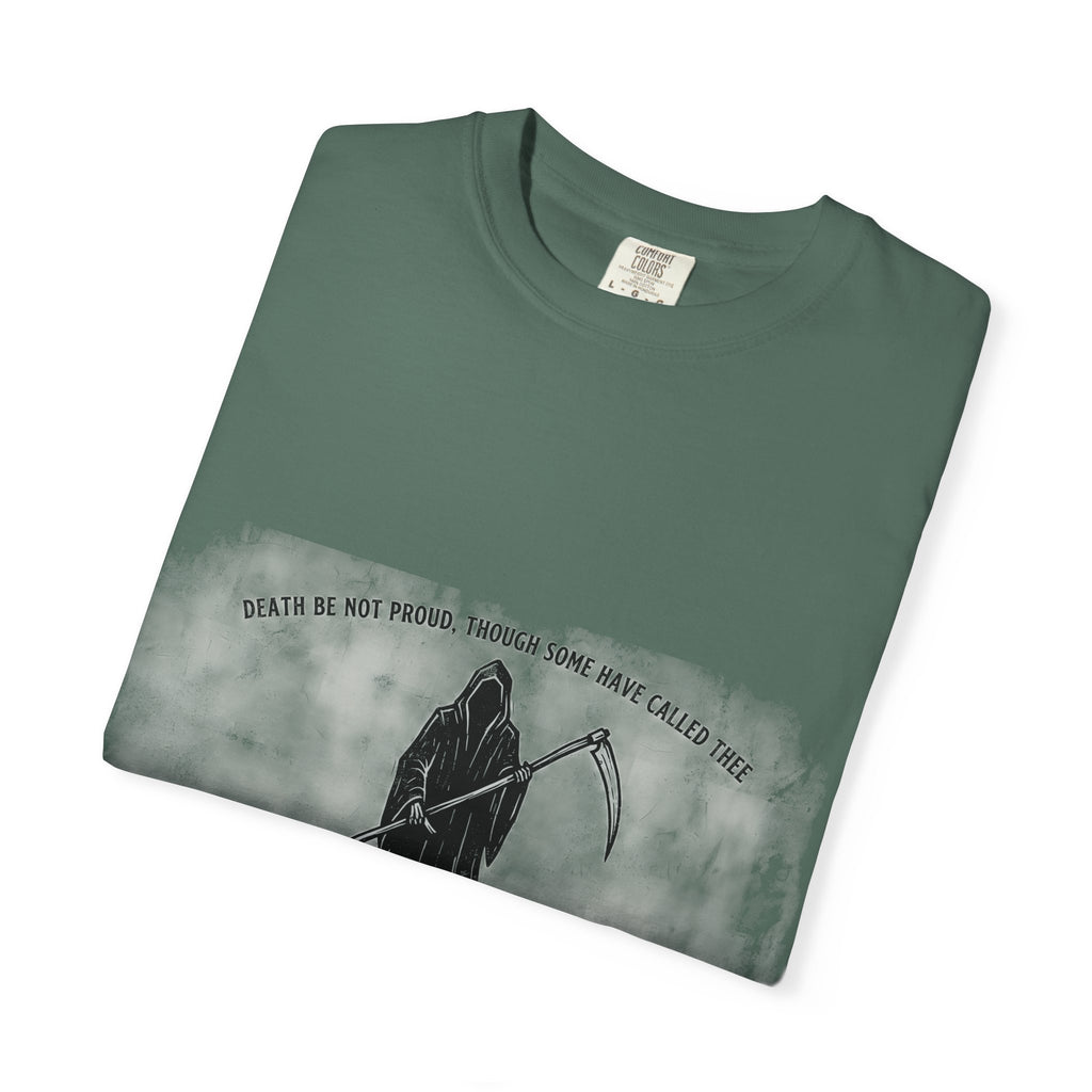 Death Be Not Proud Tee — Donne, Reaper