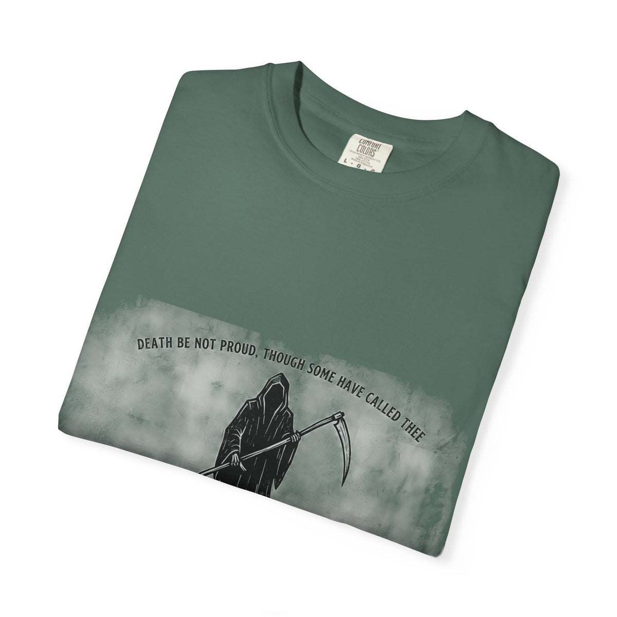 Death Be Not Proud Tee — Donne, Reaper