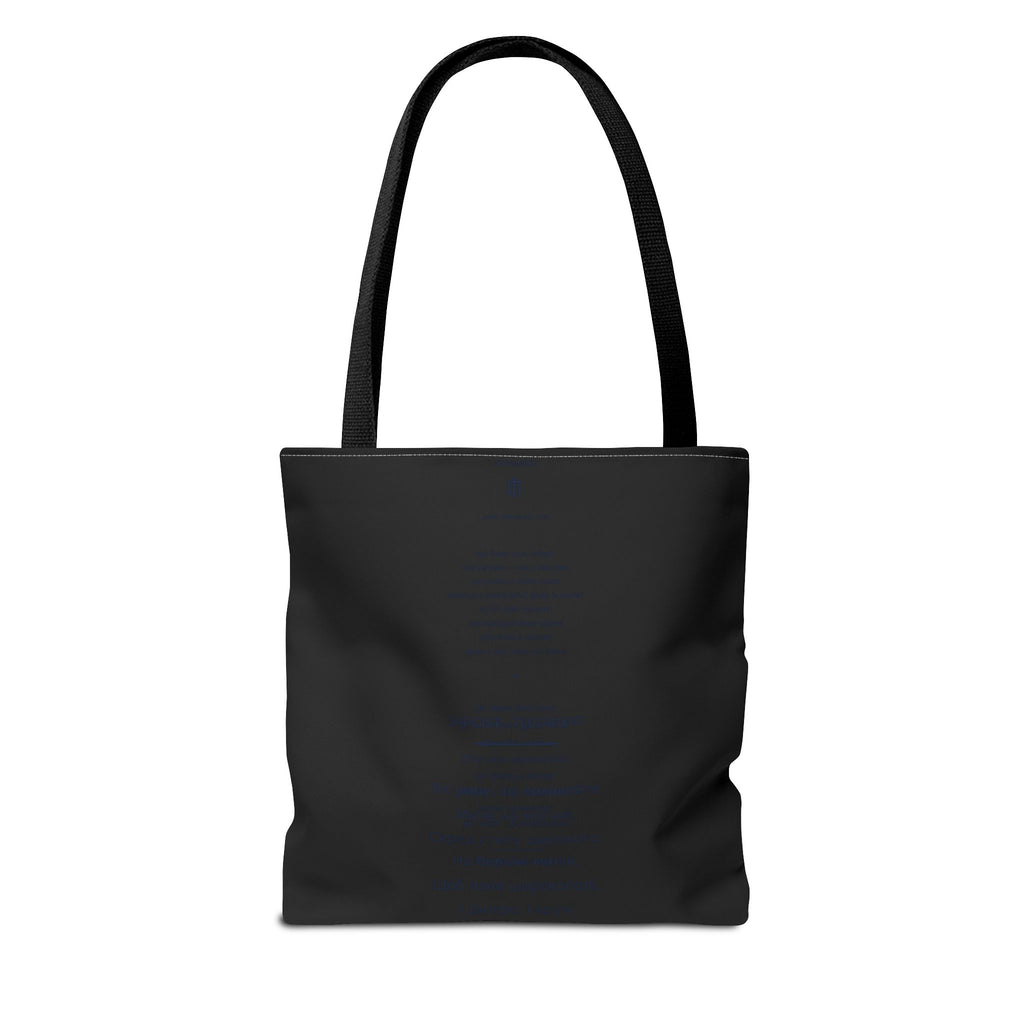 Zapovit Tote Bag — Shevchenko's Testament | Ukrainian Poem Literary Tote | Palimpsest