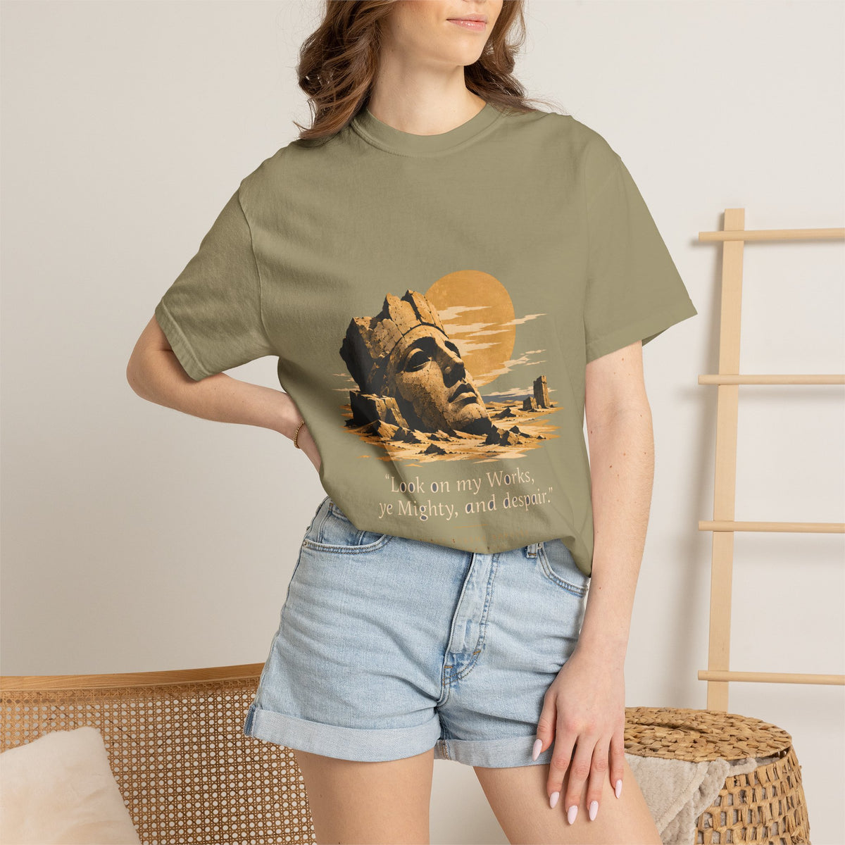 Ozymandias Poetry T-Shirt — Shelley Sonnet
