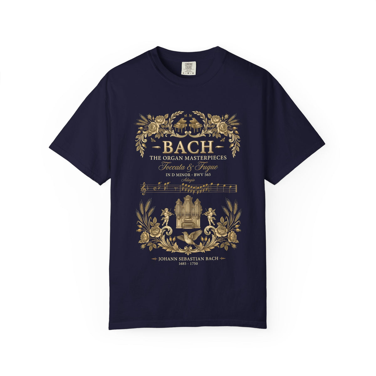 Bach T-Shirt — Toccata in D minor BWV 565
