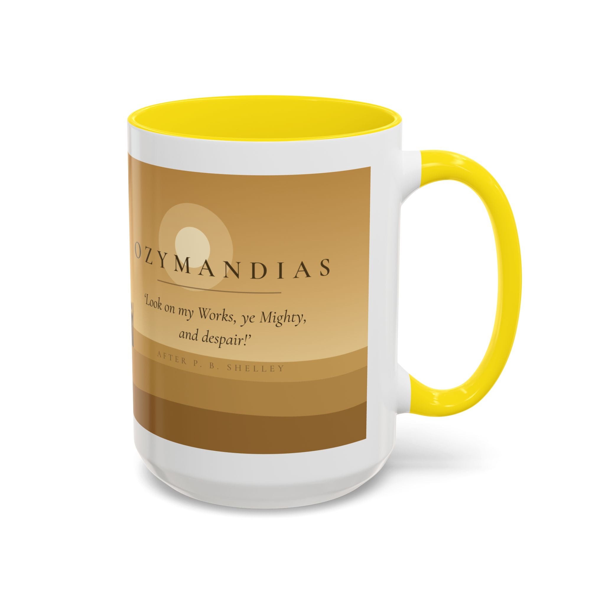 Ozymandias Mug — Shelley's Sonnet | Palimpsest