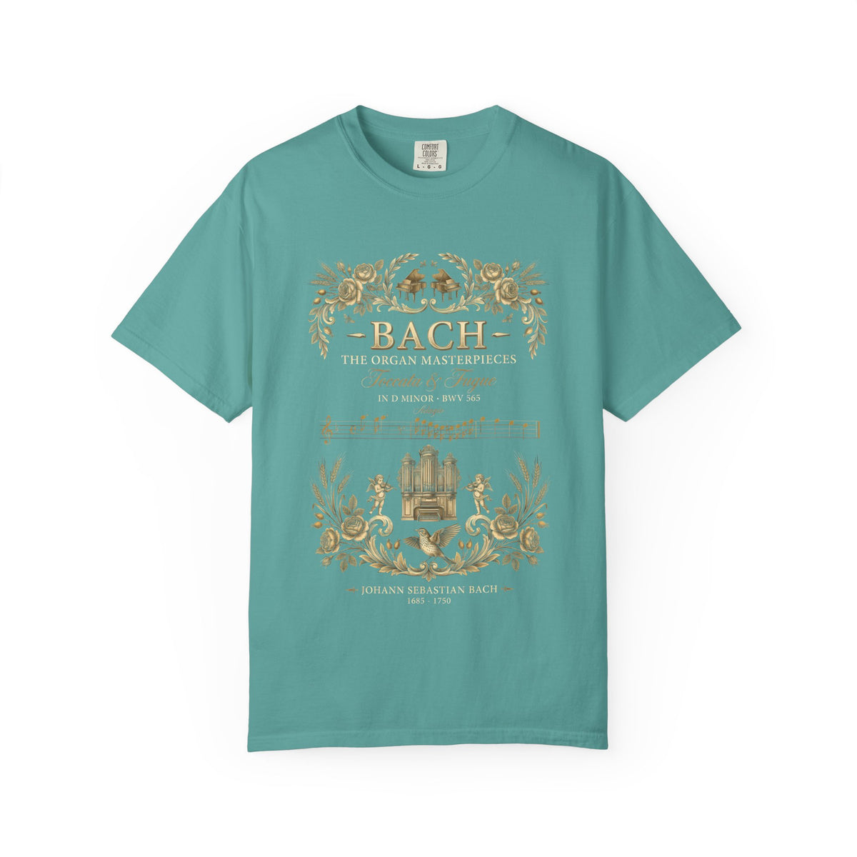 Bach T-Shirt — Toccata in D minor BWV 565