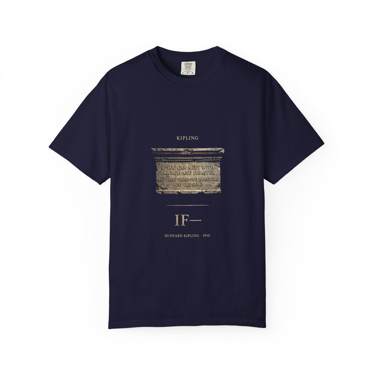 Kipling "If—" T-Shirt — Triumph and Disaster | Full Poem Literary Tee | Palimpsest