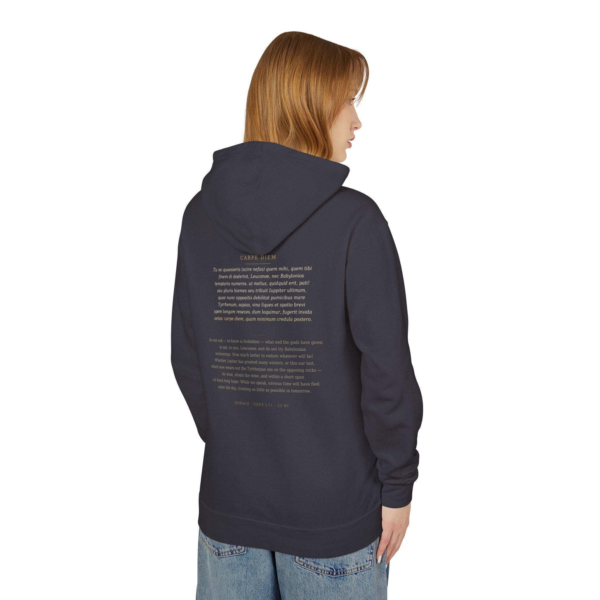 Carpe Diem Hoodie — Horace | Palimpsest