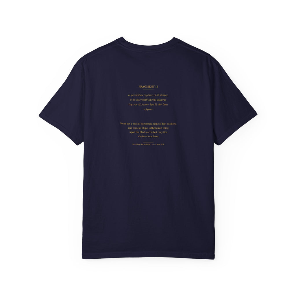 Sappho Tee — Fragment 16 | Palimpsest