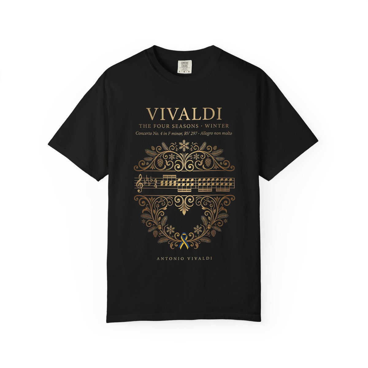 Vivaldi T-Shirt — The Four Seasons "Winter" RV 297