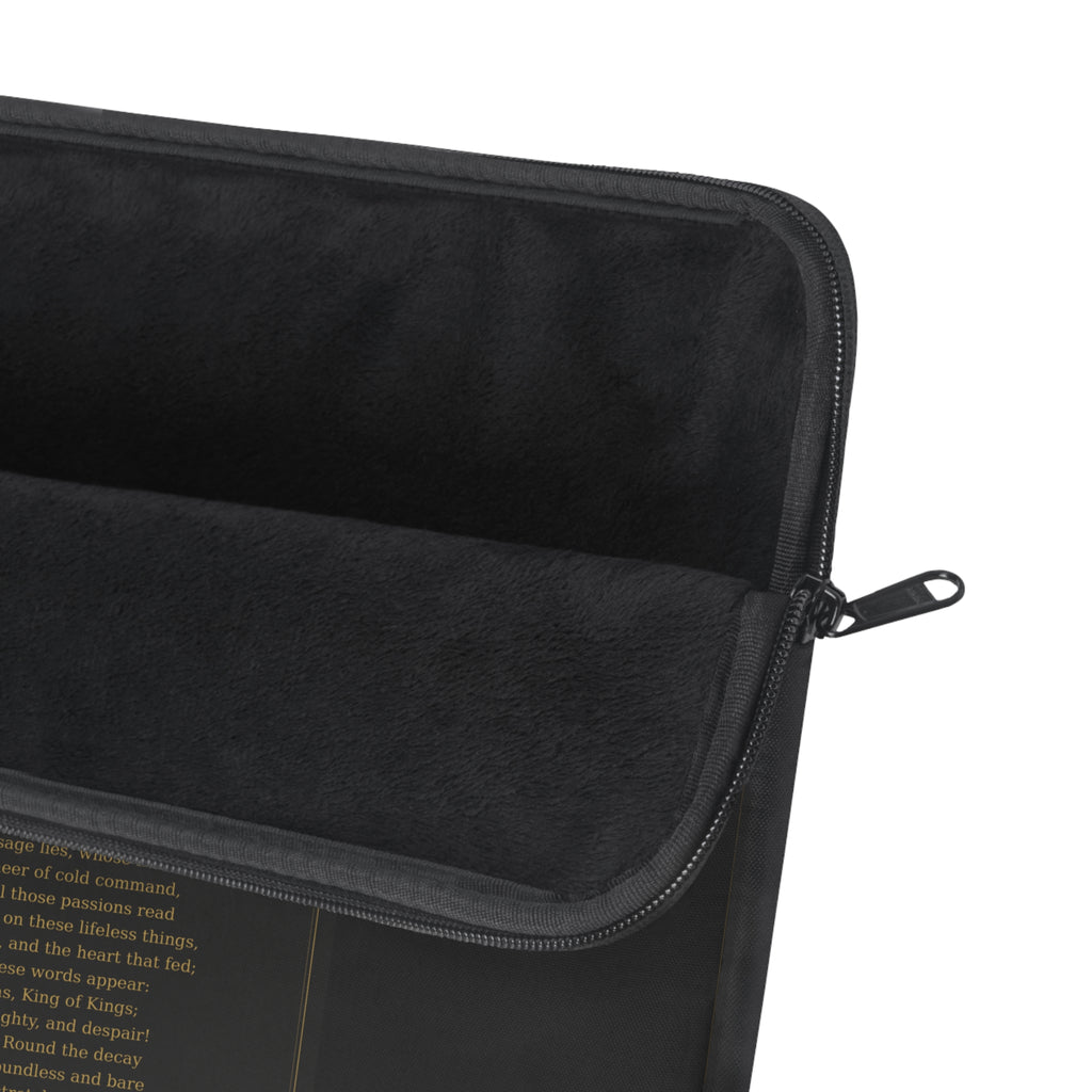 Ozymandias Laptop Sleeve — Shelley Sonnet | Dark Academia Literary Laptop Case | Palimpsest
