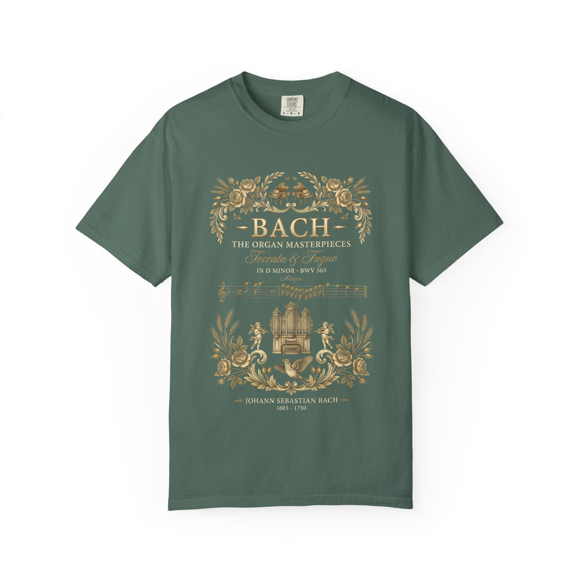 Bach T-Shirt — Toccata in D minor BWV 565
