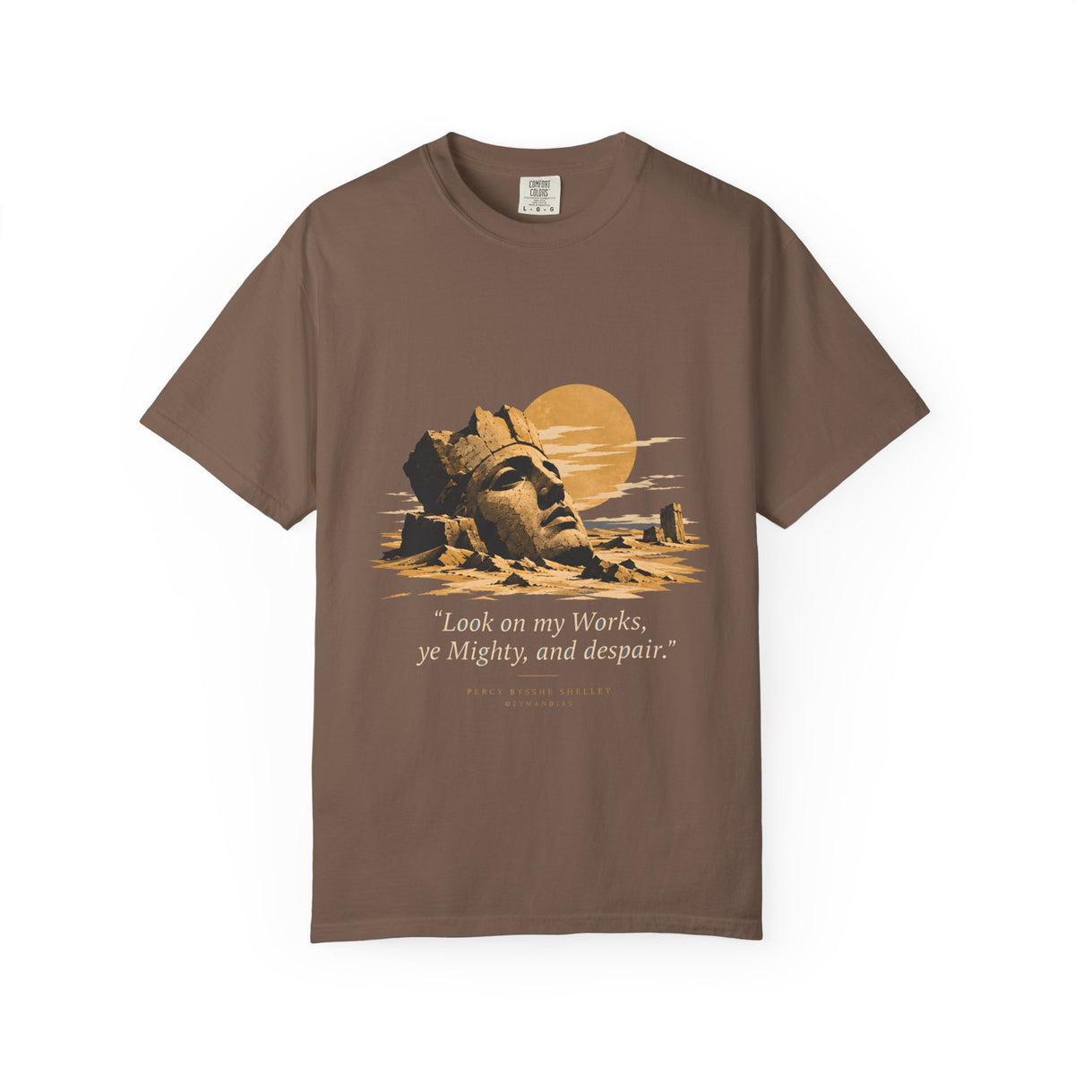 Ozymandias Poetry T-Shirt — Shelley Sonnet