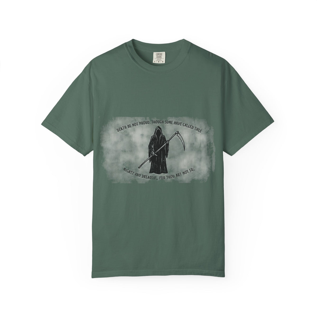 Death Be Not Proud Tee — Donne, Reaper